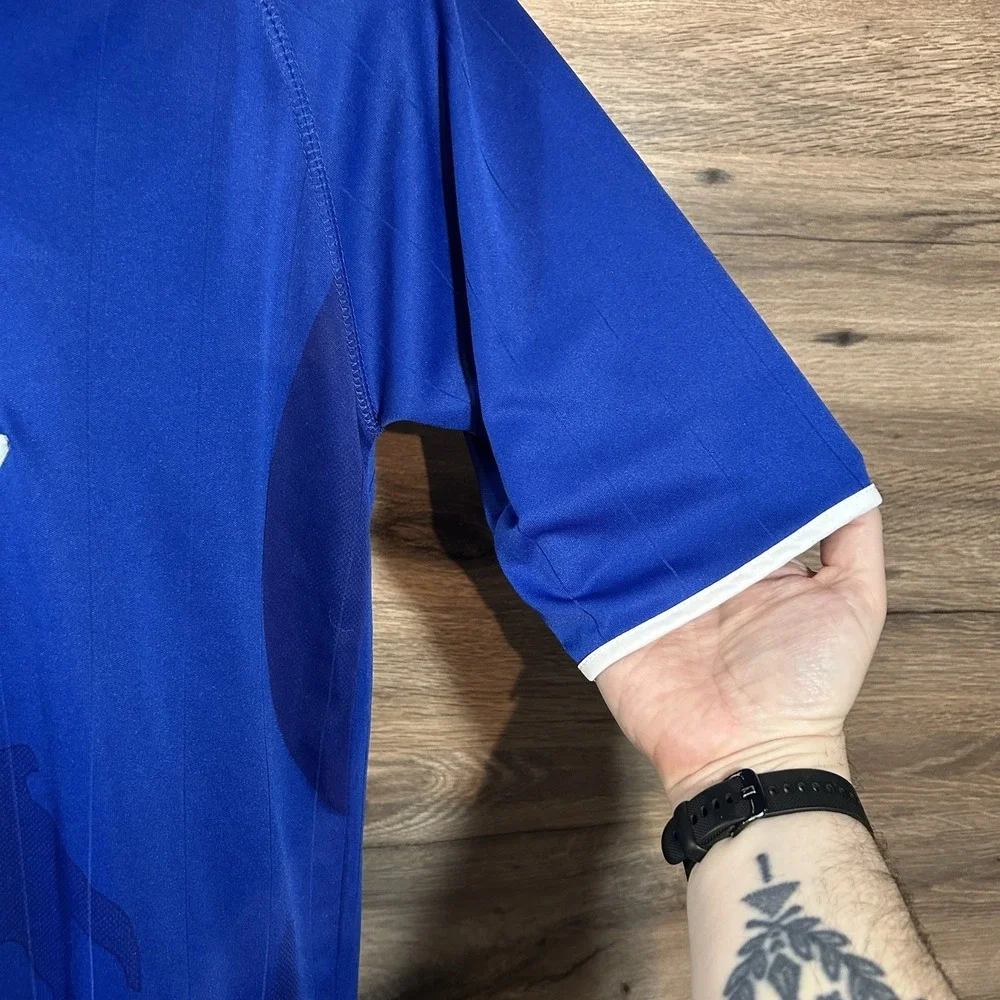 Drako‎ One Size Italy Soccer  Blue Jersey Italia Short Sleeve - 40